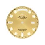 ロレックス デイデイト 純正ダイアル (118238/18038/18238)用 K18YG 三針 石付き 文字盤 純正ダイヤ シャンパンゴールド メンズ 腕時計