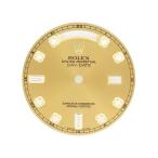 ロレックス デイデイト 純正ダイアル (118238/18038/18238)用 K18YG 三針 石付き 文字盤 純正ダイヤ シャンパンゴールド メンズ 腕時計