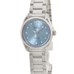 【3年保証】 オメガ シーマスター アクアテラ 150M 220.10.28.60.53.001 純正ダイヤ アイスブルー クオーツ レディース 腕時計