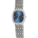 【3年保証】 パテックフィリップ ゴールデンエリプス  4734/1G メーカーOH済 K18WG無垢 純正ダイヤ ブルー クオーツ レディース 腕時計