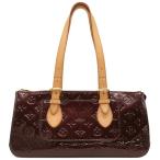 ルイヴィトン ハンドバッグ ローズウッド アヴェニュー モノグラムヴェルニ M93510 赤紫 ショルダー 肩掛け