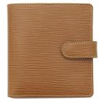 ショッピングヴィトン ルイヴィトン 二つ折り財布 ポルトビエ コンパクト エピレザー M63551 茶 コンパクト財布