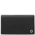 ブルガリ 長財布 ブルガリブルガリ マン グレインレザー ブラック 新品 未使用 黒 二つ折り  30398 中古