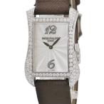 【3年保証】 パテックフィリップ ゴンドーロ 4972G-001 K18WG無垢 純正ダイヤ ホワイト シェル フレアード クオーツ レディース 腕時計