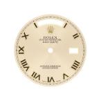 ロレックス デイデイト 純正ダイアル (118238/18038/18238)用 K18YG 三針付き 文字盤 ローマン バー シャンパンゴールド メンズ 腕時計