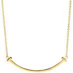 ティファニー ネックレス Tスマイル ペンダント スモール K18YG ゴールド Au750 Tiffany T smile 60011679