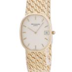 【3年保証】 パテックフィリップ ゴールデンエリプス 3788/17J-051 メーカーOH済 K18YG無垢 アイボリー クオーツ レディース 腕時計