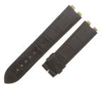 ピアジェ ポロ用 クロコバンド 未使用 純正 替え ベルト バンド ストラップ 20ｍｍ 黒 ブラック メンズ 腕時計