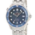 【3年保証】 オメガ シーマスター プロダイバーズ 300M 2220.80.00 ブルー ウェーブ 自動巻き メンズ 腕時計