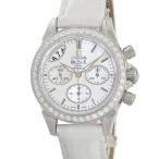 【3年保証】 オメガ デ ヴィル コーアクシャル クロノグラフ 422.18.35.50.05.002 純正ダイヤ シェル 自動巻き レディース 腕時計