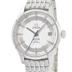 【3年保証】 オメガ デ ヴィル アワービジョン 431.30.41.21.02.001 シルバー 青針 自動巻き メンズ 腕時計