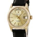 【3年保証】 ロレックス デイデイト 36 18038 91番 K18YG無垢 トリチウム 自動巻き メンズ 腕時計