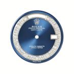 ロレックス 純正 ダイアル ミリヤード用 118239 文字盤 ブルー 針セット 純正ダイヤ 部品 替え 交換 パーツ 美品 28ｍｍ メンズ 腕時計