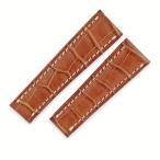 ロレックス デイトナ用 クロコバンド 未使用 純正 替え ベルト ストラップ 交換 正規品 スペア 20ｍｍ ブラウン 茶 メンズ 腕時計