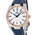 【3年保証】 オメガ シーマスター アクアテラ コーアクシャル 220.22.38.20.02.001 OH済 K18×SS コンビ シルバー 自動巻き メンズ 腕時計