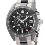 【3年保証】 グランドセイコー スポーツコレクション スプリングドライブ クロノ GMT SBGC223 9R86-0AG0 ブラック 自動巻き メンズ 腕時計