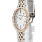 【3年保証】 クレドール シグノ GSWE842 5A70-0BW0 K18PG×SS コンビ 純正ダイヤ オーバル ドレープ クォーツ クオーツ レディース 腕時計