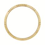 ロレックス 腕時計パーツ デイトジャスト用 純正ベゼル K18YG ゴールド K18YG無垢 68278 68273 78278 78273 フルーテッド 25mm  中古