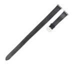 エルメス 純正アップルウォッチ用 ドゥブルトゥー レザー ベルト 黒 20ｍｍ 尾錠付き 金具付き メンズ レディース 腕時計