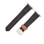  Hermes оригинальный Apple часы для парусина ремень ремешок 20mm черный × Brown хвост таблеток есть металлические принадлежности есть мужской женские наручные часы 