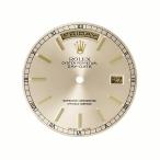 ロレックス 純正 デイデイト 118238用 ダイアル 三針/曜日/日付ディスク付き 文字盤 替え トリチウム バー シャンパン メンズ 腕時計