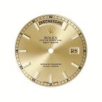 ロレックス 純正 ダイアル デイデイト用 文字盤 シャンパンゴールド カレンダー デイトディスク 交換 トリチウム 28ｍｍ メンズ 腕時計