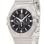 【3年保証】 オメガ コンステレーション ダブルイーグル クロノグラフ 1514.51.00 ダークグレー スモールセコンド 自動巻き メンズ 腕時計