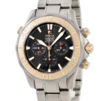 【3年保証】 オメガ シーマスター クロノグラフ アメリカズカップ 2294.50.00 K18RG×チタン コンビ デイト 自動巻き メンズ 腕時計