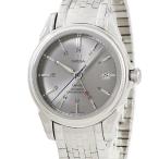 【3年保証】 オメガ デ ヴィル コーアクシャル GMT 4533.40.00 グレー デイト バー クロノメーター SS 自動巻き メンズ 腕時計