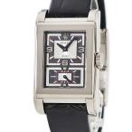 【3年保証】 ロレックス チェリーニ プリンス 5443/9 D番 K18WG無垢 角型 ブラック シルバー スモールセコンド 手巻き メンズ 腕時計