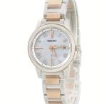 【3年保証】 セイコー ルキア I Collection SSQV108 1B35-0AN0 未使用 ソーラー 電波時計 デイト バイカラー クオーツ レディース 腕時計