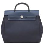 エルメス 2WAYバッグ エールバッグ アドPM トワルオフィシエ ネイビー 紺 リュック