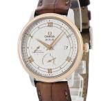 【3年保証】 オメガ デ ヴィル プレステージ コーアクシャル クロノメーター 424.23.40.21.02.001 OH済 RG×SS 自動巻き メンズ 腕時計