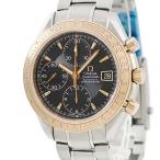 【3年保証】 オメガ スピードマスター デイデイト 323.21.40.40.01.001 K18RG×SS ブラック 自動巻き メンズ 腕時計