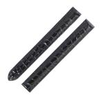 カルティエ 純正 未使用 替え シャイニー クロコ ベルト バンド ストラップ ストレート バックル用 10ｍｍ ブラック 黒 レディース 腕時計