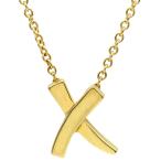 ティファニー ネックレス Xペンダント キス K18YG ゴールド パロマピカソ