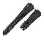 ハリーウィンストン プルミエール用 クロコバンド 純正 替え ベルト ストラップ 予備 20mm ブラック 黒 バネ棒 レディース 腕時計