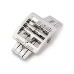 ルイヴィトン 純正 18mm幅対応 Dバックル ステンレス スチール SS フォールディング パーツ 替え 交換 予備 シルバー 銀 メンズ 腕時計