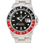 【3年保証】 ロレックス GMTマスター2 16710 P番 コーク ベンツ針 ブラック デイト オイスターブレス 自動巻き メンズ 腕時計