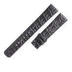 クレドール 純正 レザー ベルト ストラップ 17ｍｍ 予備 替え 交換 スペア ブラック 黒 メンズ 腕時計