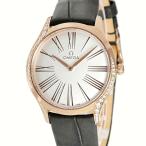 【3年保証】 オメガ デ ヴィル トレゾア 428.58.36.60.02.001 新品同様 K18RG無垢 純正ダイヤ セドナゴールド クオーツ レディース 腕時計