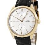 【3年保証】 オメガ デ ヴィル トレゾア 435.53.40.22.02.001 K18YG無垢 シルバー バー パワーリザーブ 手巻き メンズ 腕時計