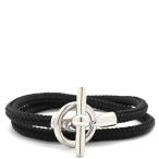 エルメス ブレスレット グレナン ドゥブルトゥール ヴォースイフト ブラック 黒