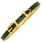  Hermes браслет гибрид сельдерея и салата -ru Lizard зеленый зеленый ремень узор 