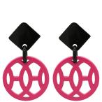 エルメス ピアス アヴァ HAVA バッファローホーン ピンク Hモチーフ