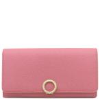 ブルガリ 長財布 ブルガリブルガリ グレインレザー ピンク バイカラー 二つ折り