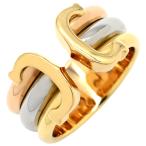 カルティエ リング 指輪 2C 2Cリング トリニティ マルチカラー スリーカラー #47(JP7) ドゥーブルC 3カラー 750 18K 7.5号