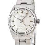 【3年保証】 ロレックス オイスター リネンダイヤル 6426 OH済 28番台 ヴィンテージ シルバー 手巻き メンズ 腕時計