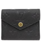 ショッピングモノグラム ルイヴィトン 三つ折り財布 ポルトフォイユ ゾエ モノグラムアンプラント M62935 黒 コンパクト ウォレット