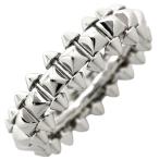 ショッピングドゥ カルティエ リング 指輪 クラッシュ ドゥ カルティエ MM シルバー #62 ミディアム ホワイトゴールド 750 ロジウム加工有 21.5号 B4233062